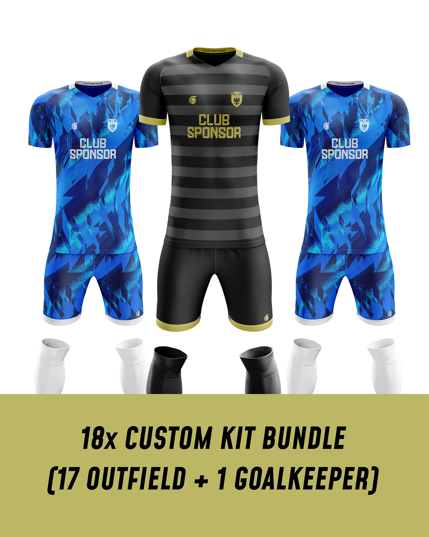 CUSTOM FULL TEAM FOOTBALL KIT