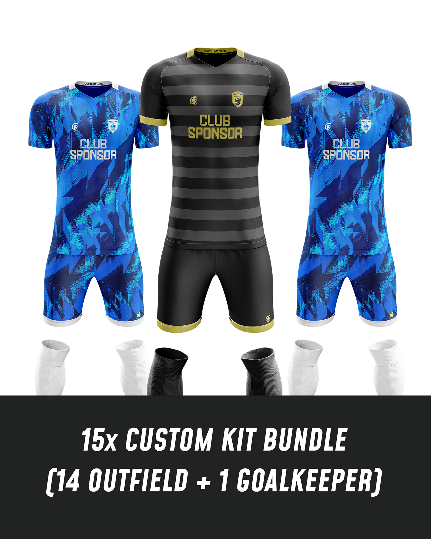 CUSTOM FULL TEAM FOOTBALL KIT